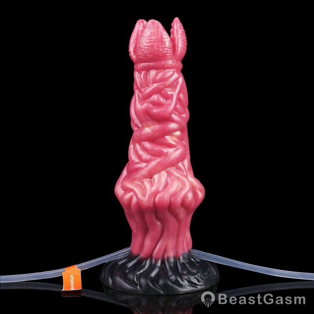 Shadowflame Inflatable Ejaculating Dildo — Alien Burst Pleasure 🔥 - BeastGasm