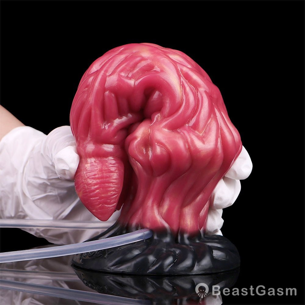 Shadowflame Inflatable Ejaculating Dildo — Alien Burst Pleasure 🔥 - BeastGasm