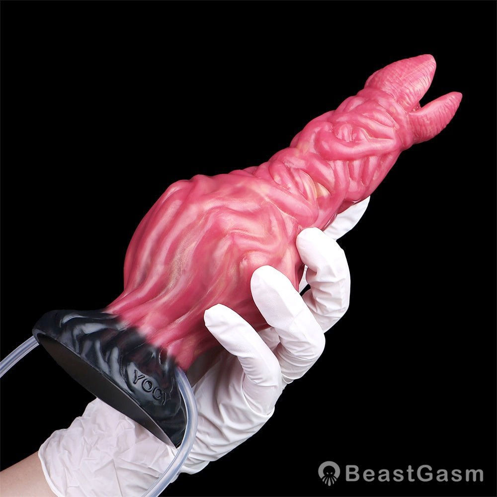 Shadowflame Inflatable Ejaculating Dildo — Alien Burst Pleasure 🔥 - BeastGasm