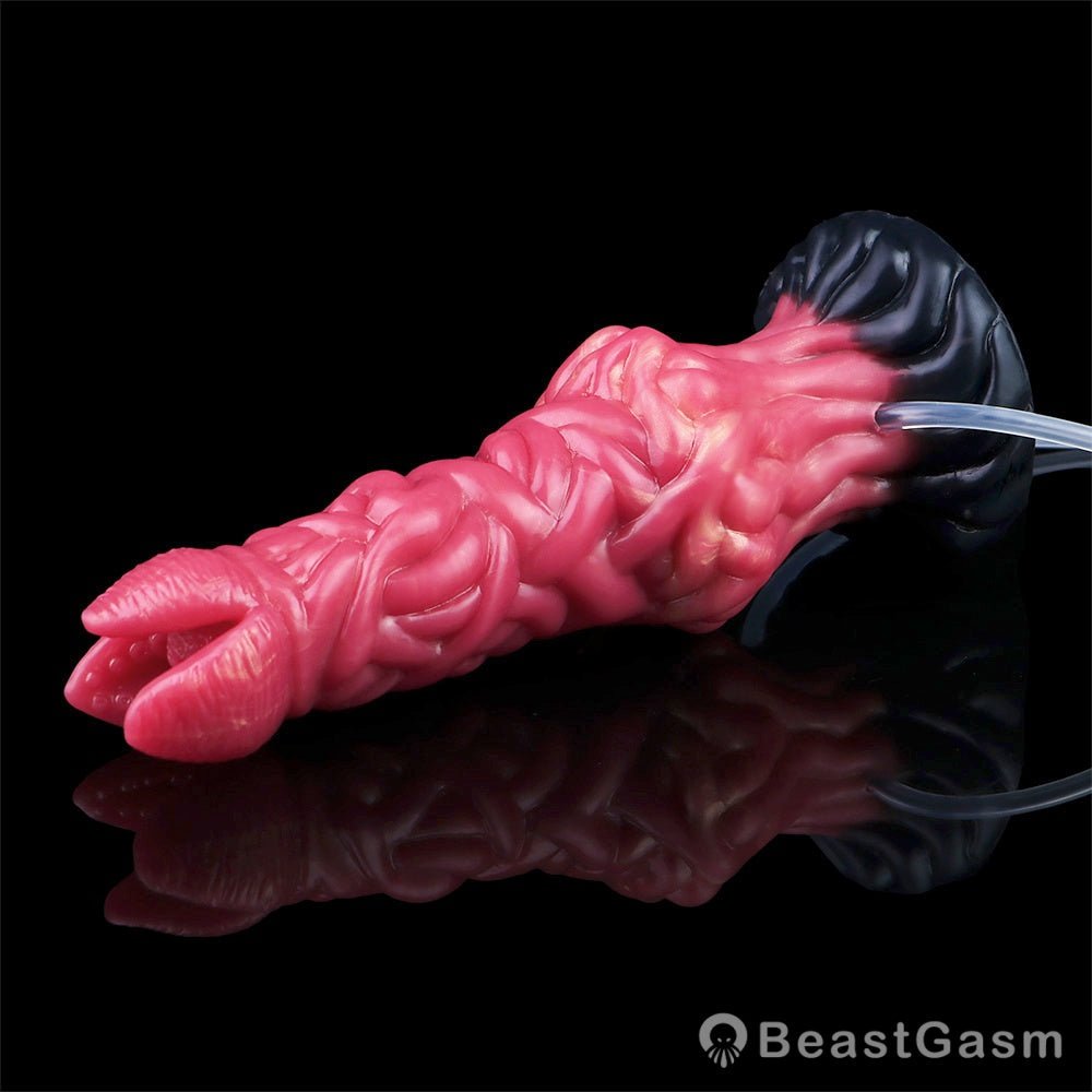 Shadowflame Inflatable Ejaculating Dildo — Alien Burst Pleasure 🔥 - BeastGasm