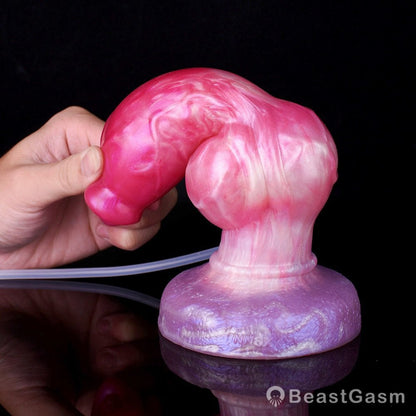 🐶Sifus Squirting Dog Knot Dildo – Fantasy Beast Play by BeastGasm - BeastGasm