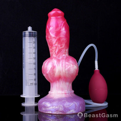 🐶Sifus Squirting Dog Knot Dildo – Fantasy Beast Play by BeastGasm - BeastGasm