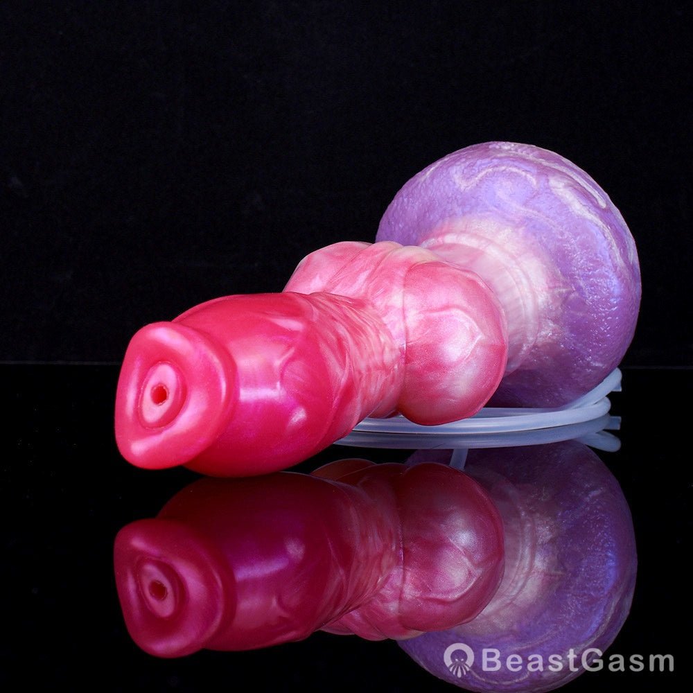 🐶Sifus Squirting Dog Knot Dildo – Fantasy Beast Play by BeastGasm - BeastGasm