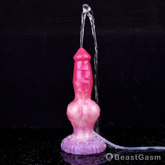 🐶Sifus Squirting Dog Knot Dildo – Fantasy Beast Play by BeastGasm - BeastGasm