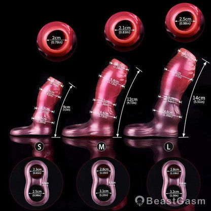 🐶Sioux Fantasy Dog Penis Sleeve - Knot Canine Extender - BeastGasm