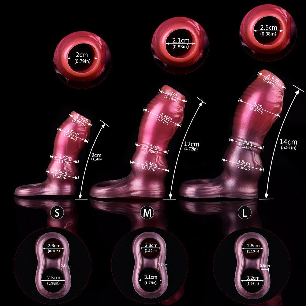 Sioux Fantasy Dog Penis Sleeve - Knot Canine Extender - BeastGasm