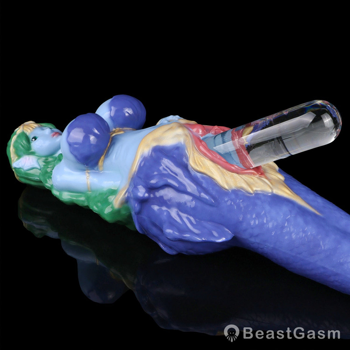 🧜‍♀️ Siren’s Call Fantasy Mermaid Stroker Silicone Masturbator - BeastGasm