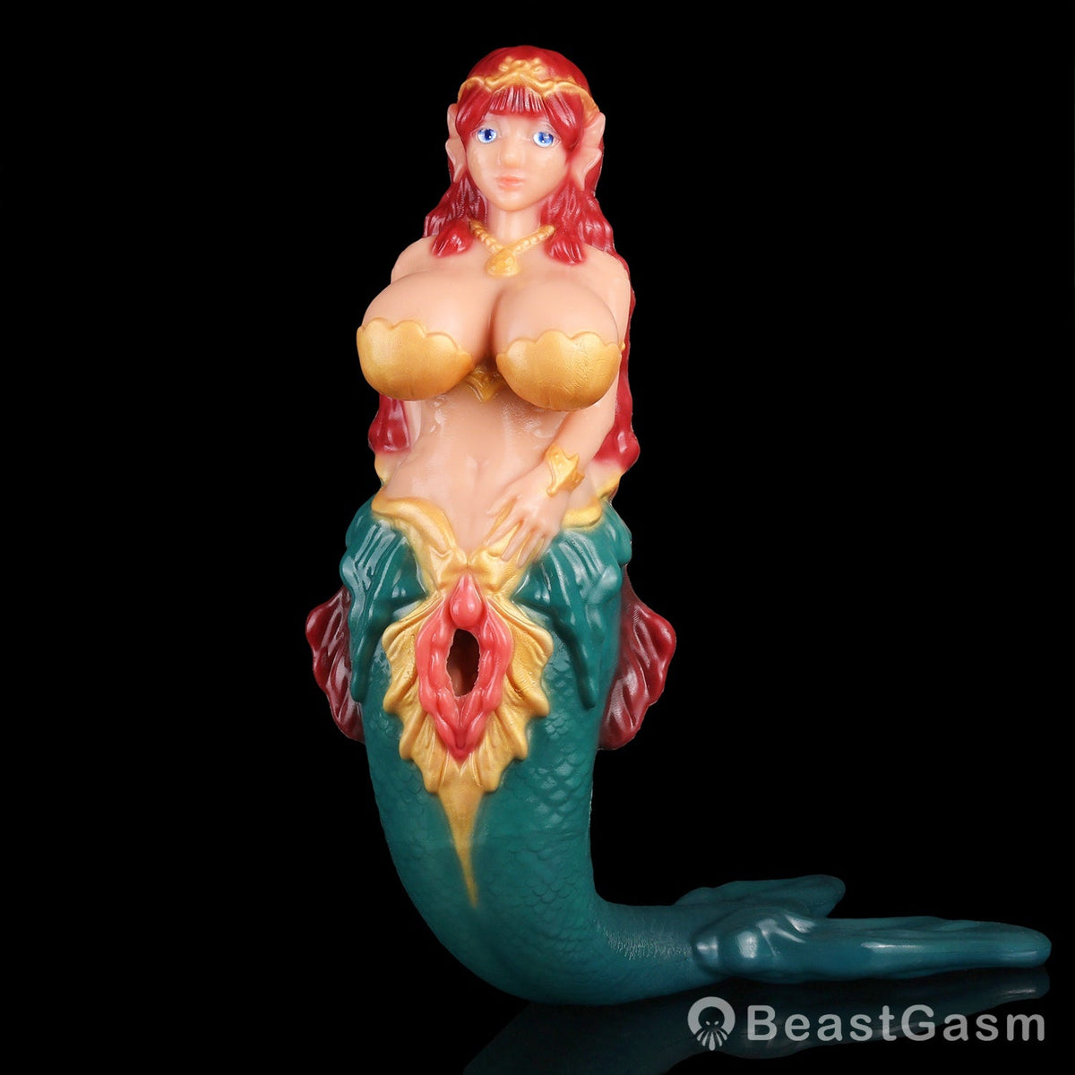 🧜‍♀️ Siren’s Call Fantasy Mermaid Stroker Silicone Masturbator - BeastGasm