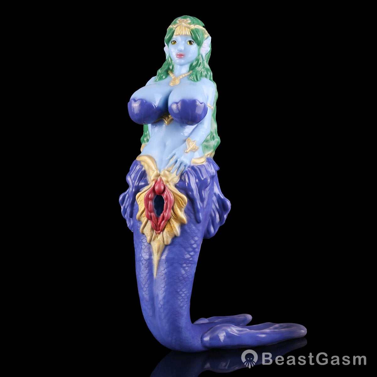 🧜‍♀️ Siren’s Call Fantasy Mermaid Stroker Silicone Masturbator - BeastGasm