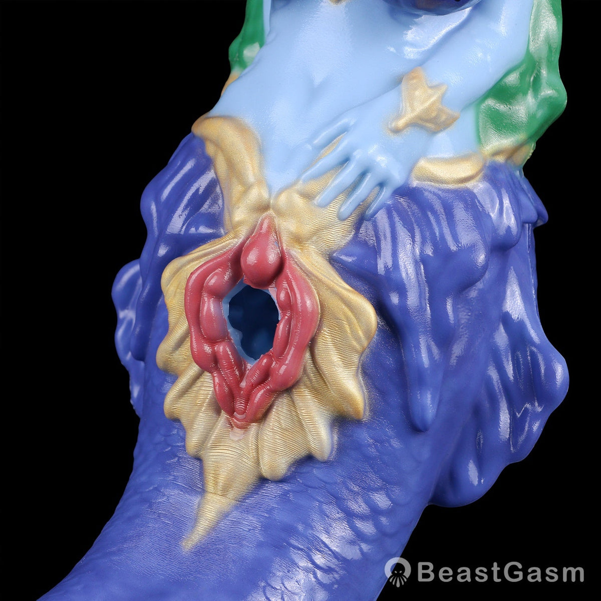 🧜‍♀️ Siren’s Call Fantasy Mermaid Stroker Silicone Masturbator - BeastGasm