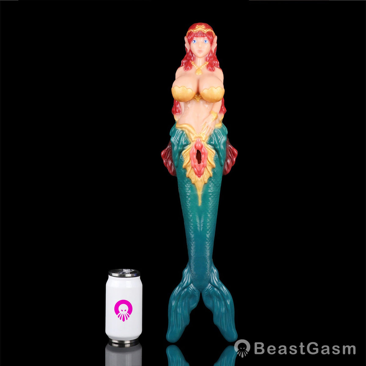 🧜‍♀️ Siren’s Call Fantasy Mermaid Stroker Silicone Masturbator - BeastGasm