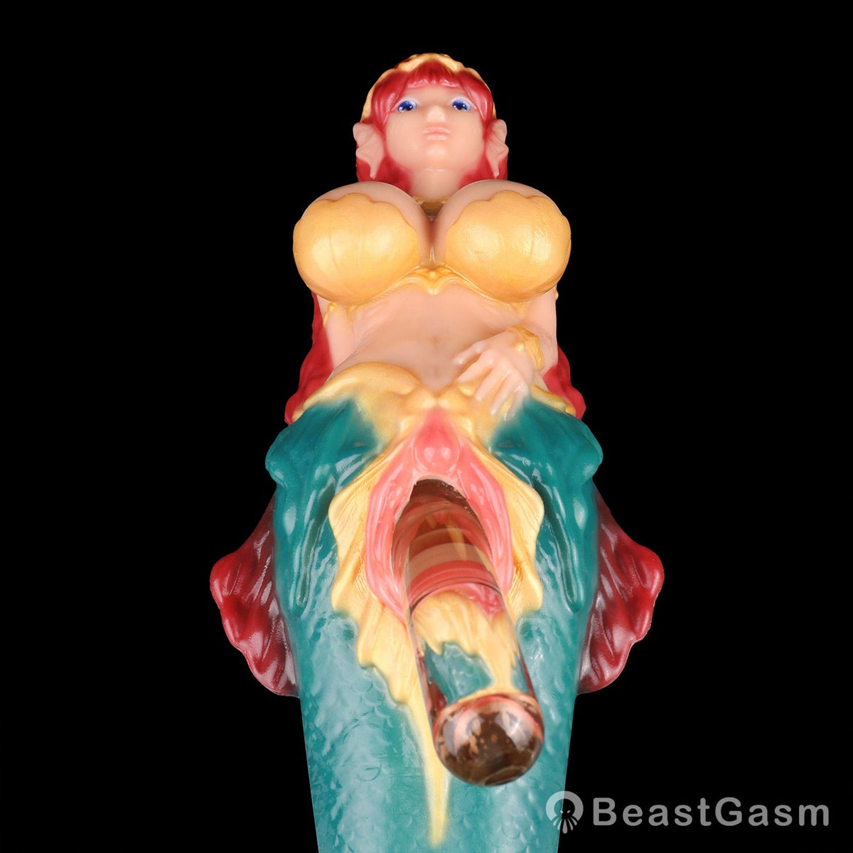 🧜‍♀️ Siren’s Call Fantasy Mermaid Stroker Silicone Masturbator - BeastGasm