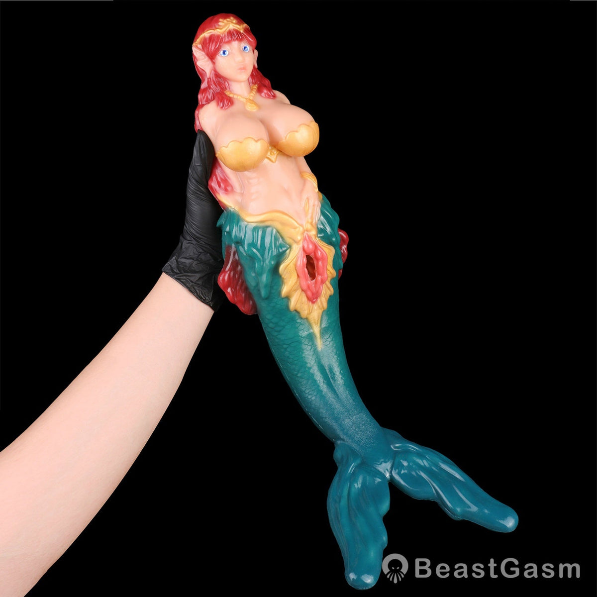 🧜‍♀️ Siren’s Call Fantasy Mermaid Stroker Silicone Masturbator - BeastGasm