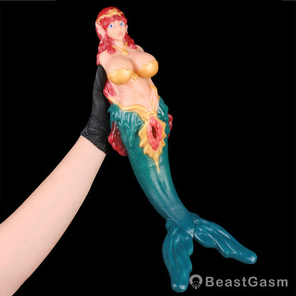 🧜‍♀️ Siren’s Call Fantasy Mermaid Stroker Silicone Masturbator - BeastGasm
