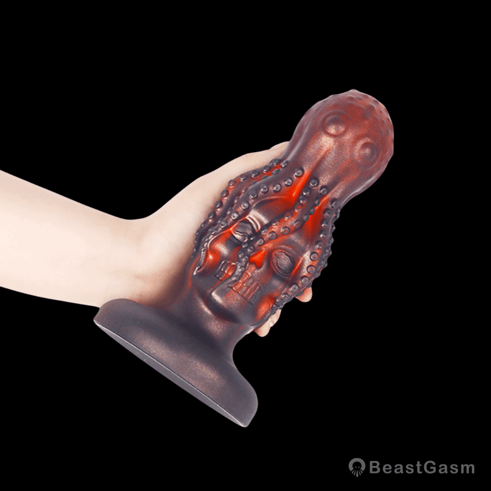 Skull & Tentacle Fantasy Plug – Octopus Butt Plug - BeastGasm