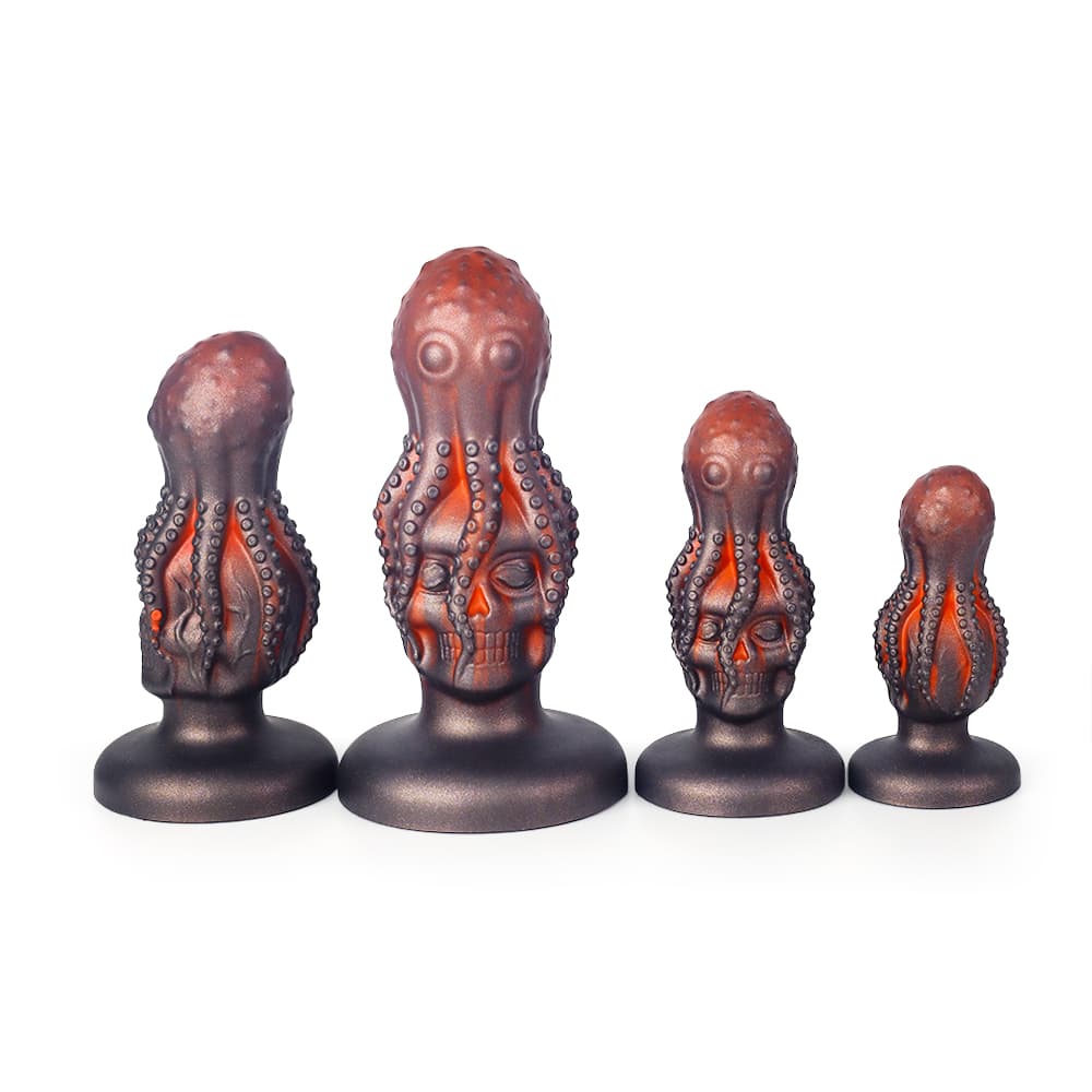Skull & Tentacle Fantasy Plug – Octopus Butt Plug - BeastGasm