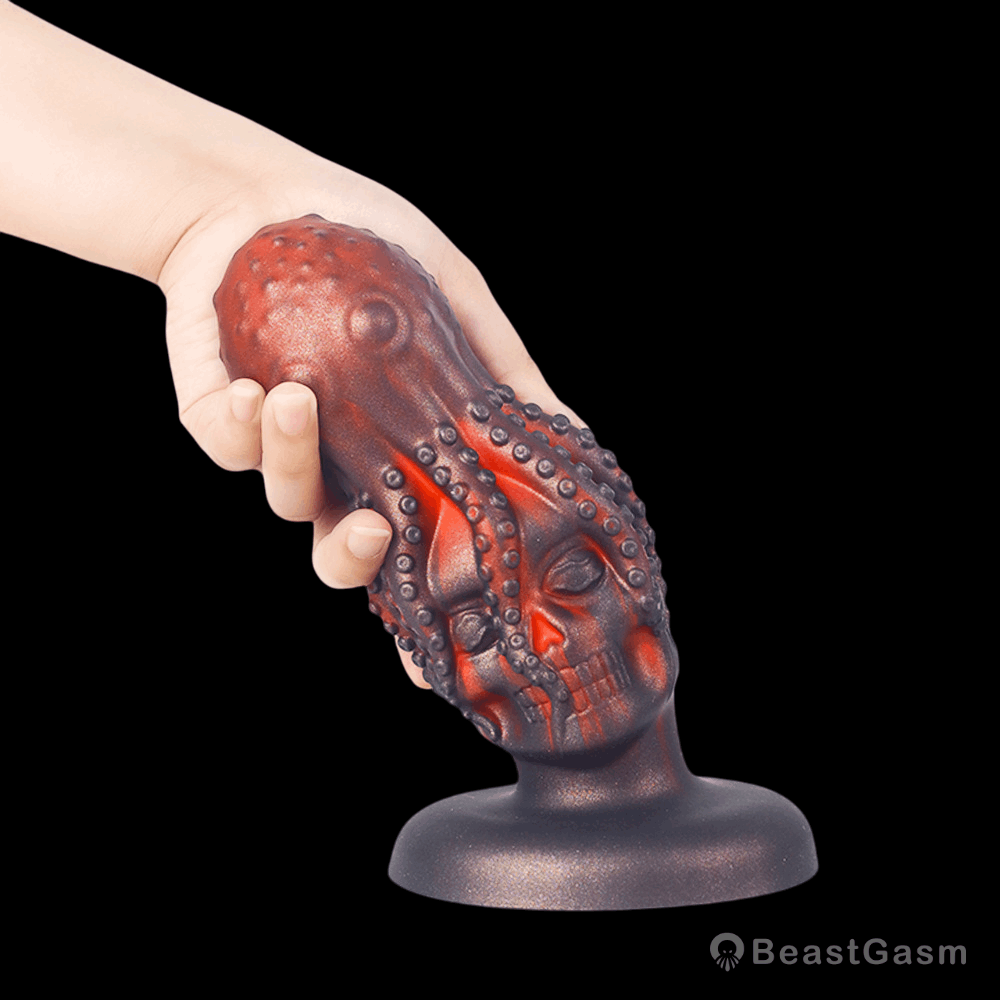 Skull & Tentacle Fantasy Plug – Octopus Butt Plug - BeastGasm