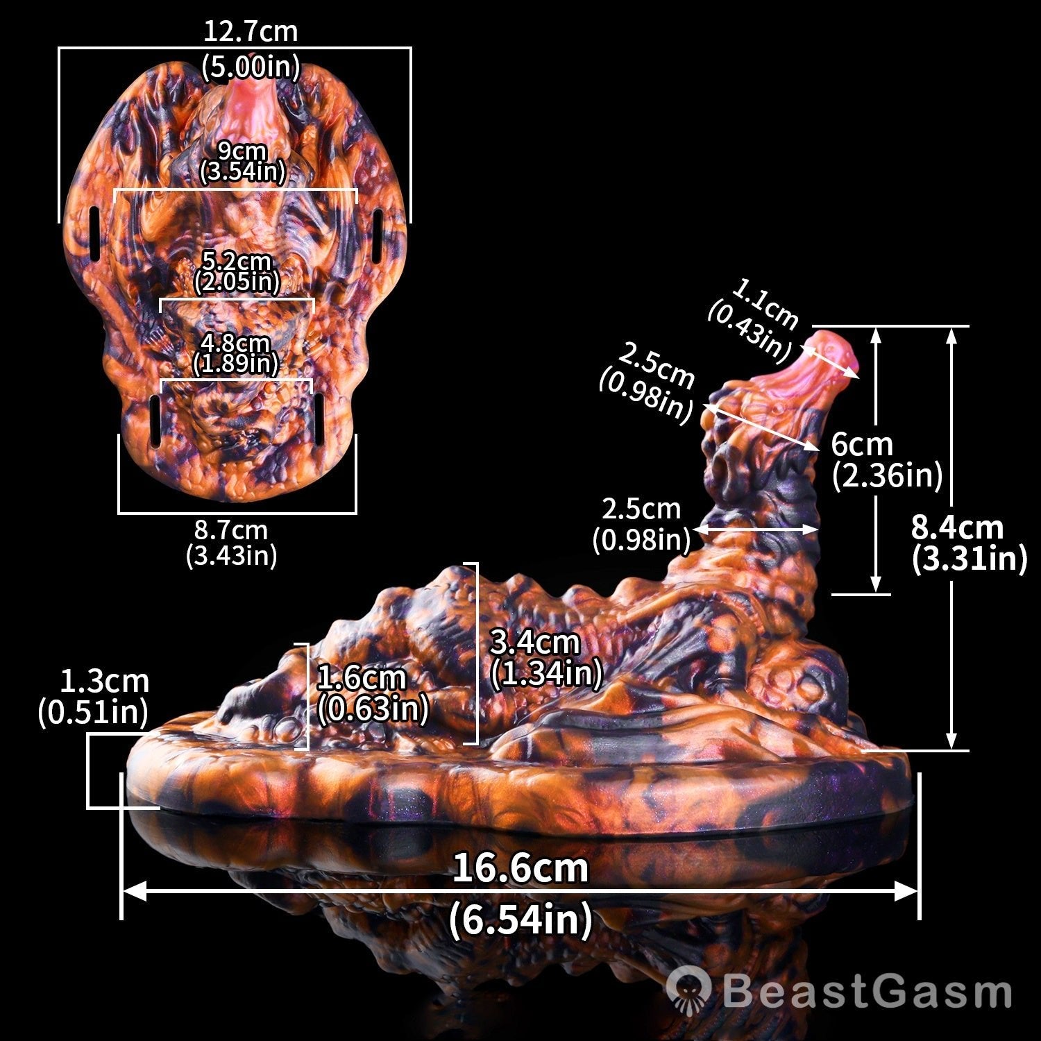 🐦‍🔥 Sky Wyrm: Wearable Fantasy Beast Grinder - BeastGasm