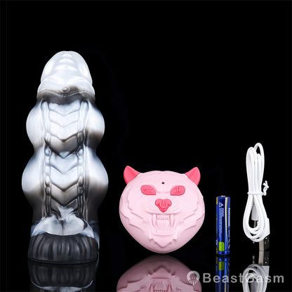 🐉 Smart Dragon Scale App-Controlled Vibrating Wearable Penis Sleeve - BeastGasm