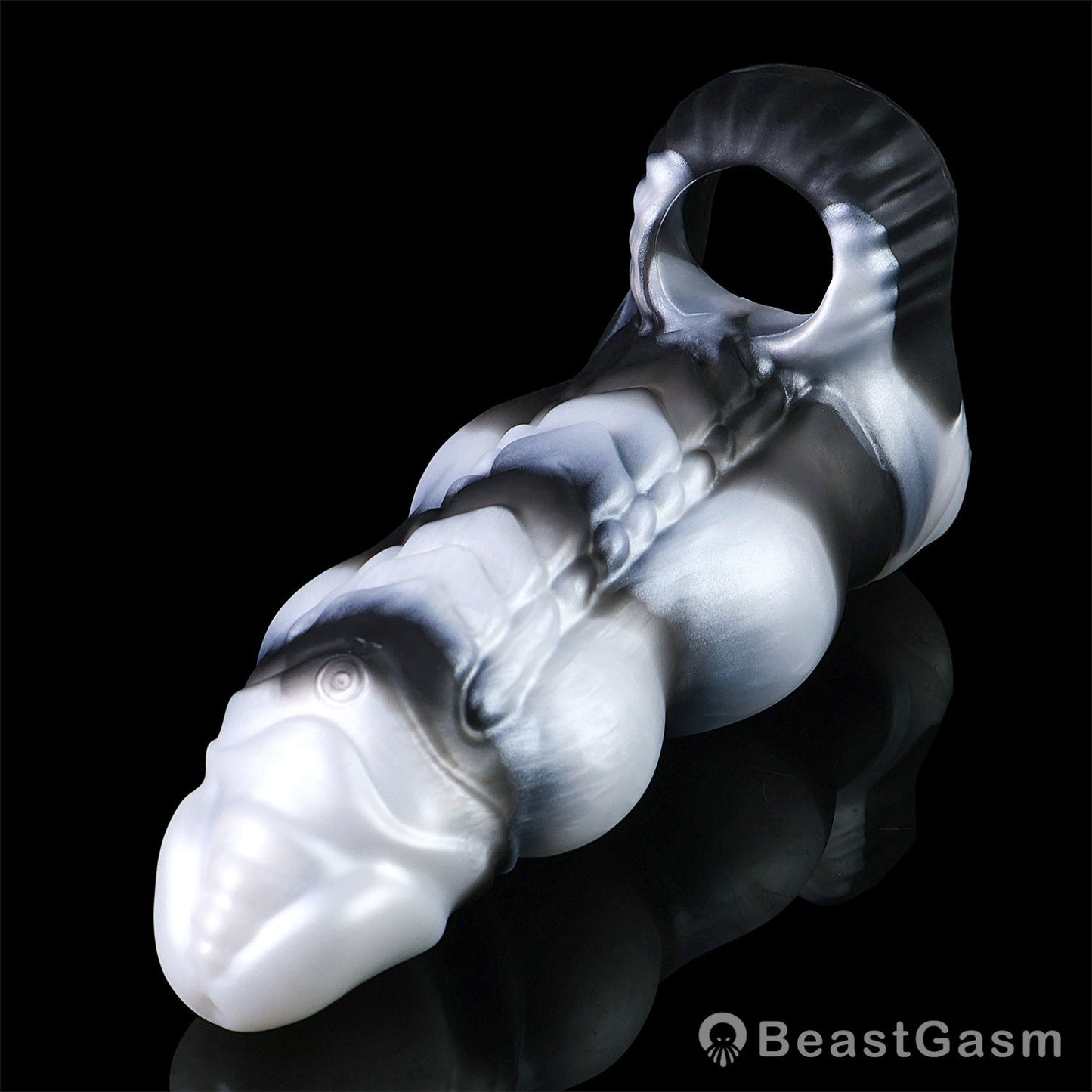 🐉 Smart Dragon Scale App-Controlled Vibrating Wearable Penis Sleeve - BeastGasm
