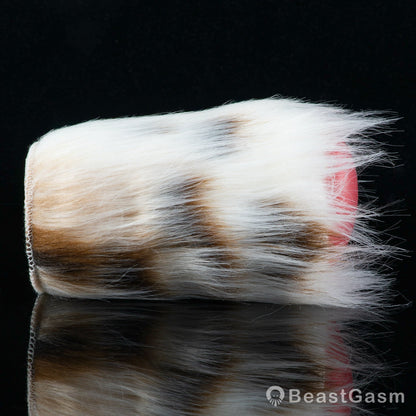 🐆 Snow Leopard Pocket Pussy | Detachable Fur Male Masturbator - BeastGasm