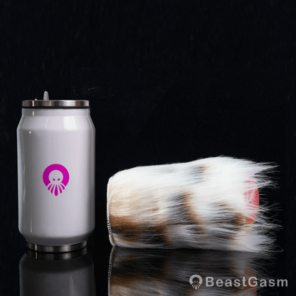 🐆 Snow Leopard Pocket Pussy | Detachable Fur Male Masturbator - BeastGasm
