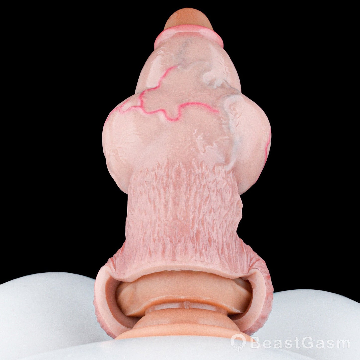 Soren Realistic Penis Sleeve: Knotted Girth & Clit Texture ⚔️ - BeastGasm