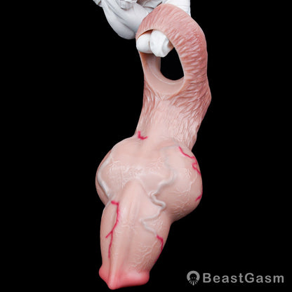 Soren Realistic Penis Sleeve: Knotted Girth & Clit Texture ⚔️ - BeastGasm