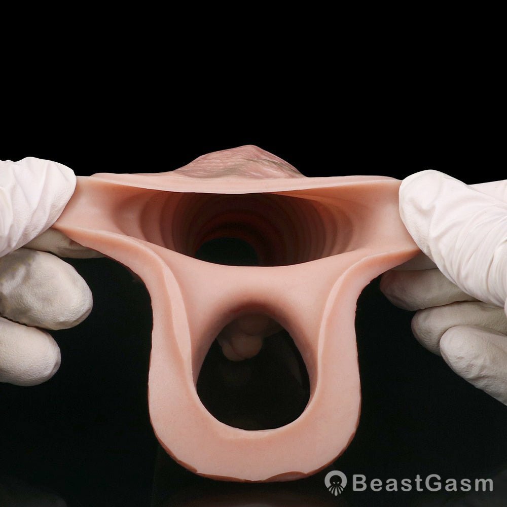 Spartan Realistic Penis Sleeve 🐎 Life - Size Silicone Cock Extender - BeastGasm
