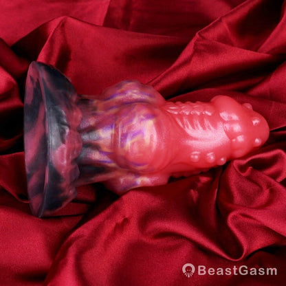 Spiked Dragon Dildo Butt Plug – Silicone Fantasy Anal Plug BeastGasm - BeastGasm