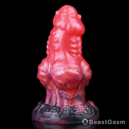 Spiked Dragon Dildo Butt Plug – Silicone Fantasy Anal Plug BeastGasm - BeastGasm