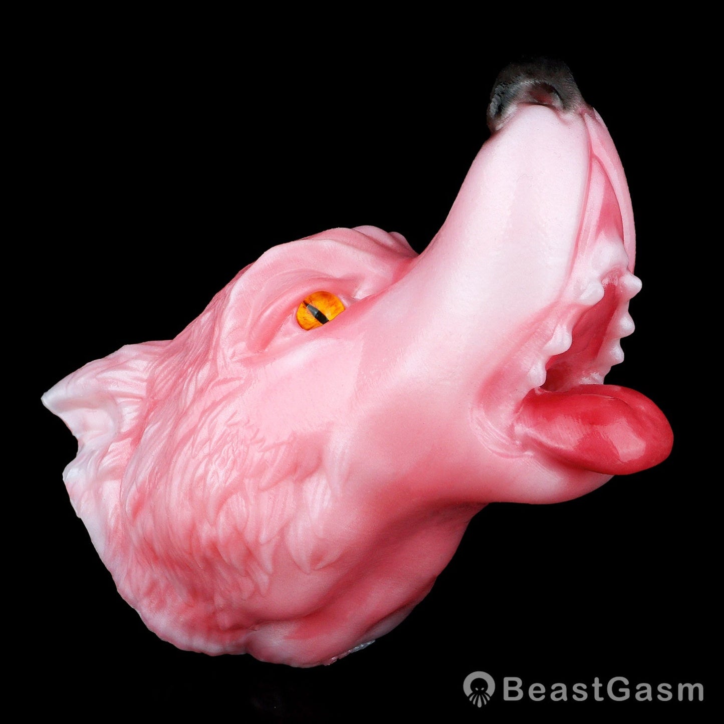 🦊 Spirit Fox Luna: Concealed Fantasy Wolf Head Stroker - BeastGasm