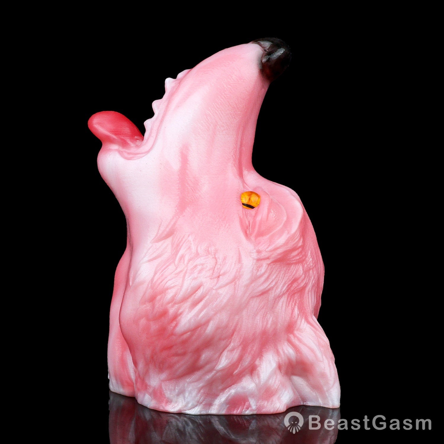 🦊 Spirit Fox Luna: Concealed Fantasy Wolf Head Stroker - BeastGasm