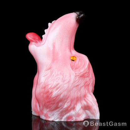 🦊 Spirit Fox Luna: Concealed Fantasy Wolf Head Stroker - BeastGasm