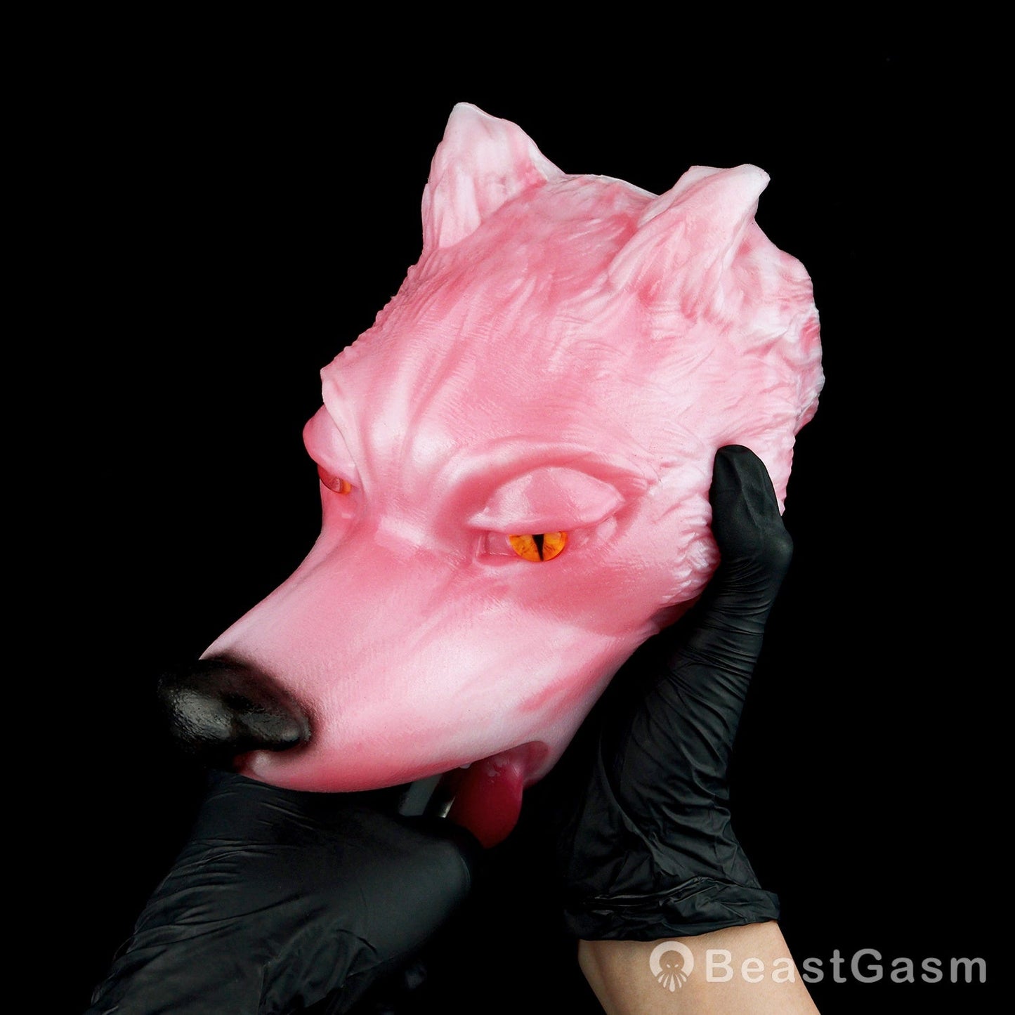 🦊 Spirit Fox Luna: Concealed Fantasy Wolf Head Stroker - BeastGasm