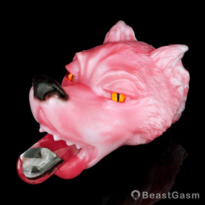 🦊 Spirit Fox Luna: Concealed Fantasy Wolf Head Stroker - BeastGasm
