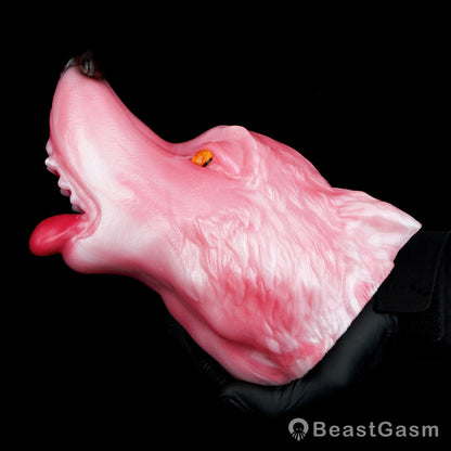 🦊 Spirit Fox Luna: Concealed Fantasy Wolf Head Stroker - BeastGasm