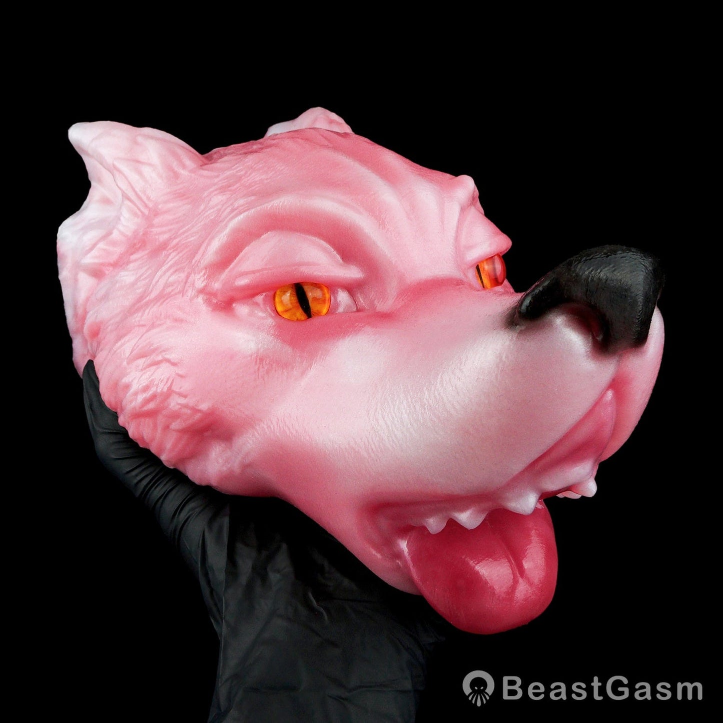 🦊 Spirit Fox Luna: Concealed Fantasy Wolf Head Stroker - BeastGasm
