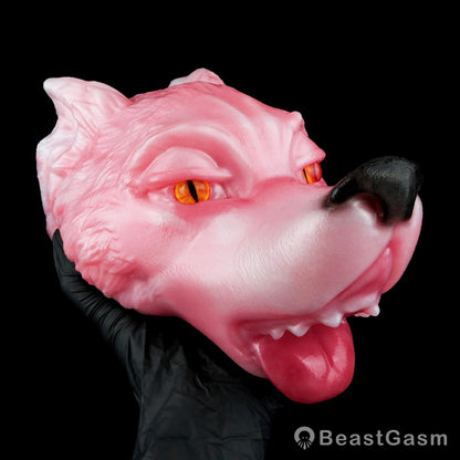 🦊 Spirit Fox Luna: Concealed Fantasy Wolf Head Stroker - BeastGasm