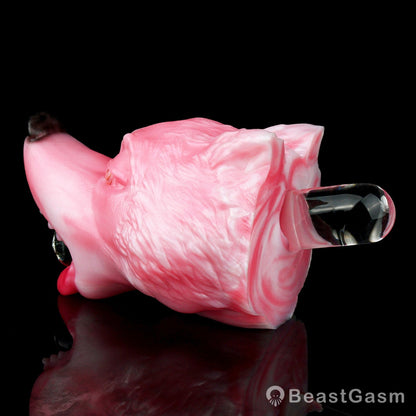 🦊 Spirit Fox Luna: Concealed Fantasy Wolf Head Stroker - BeastGasm