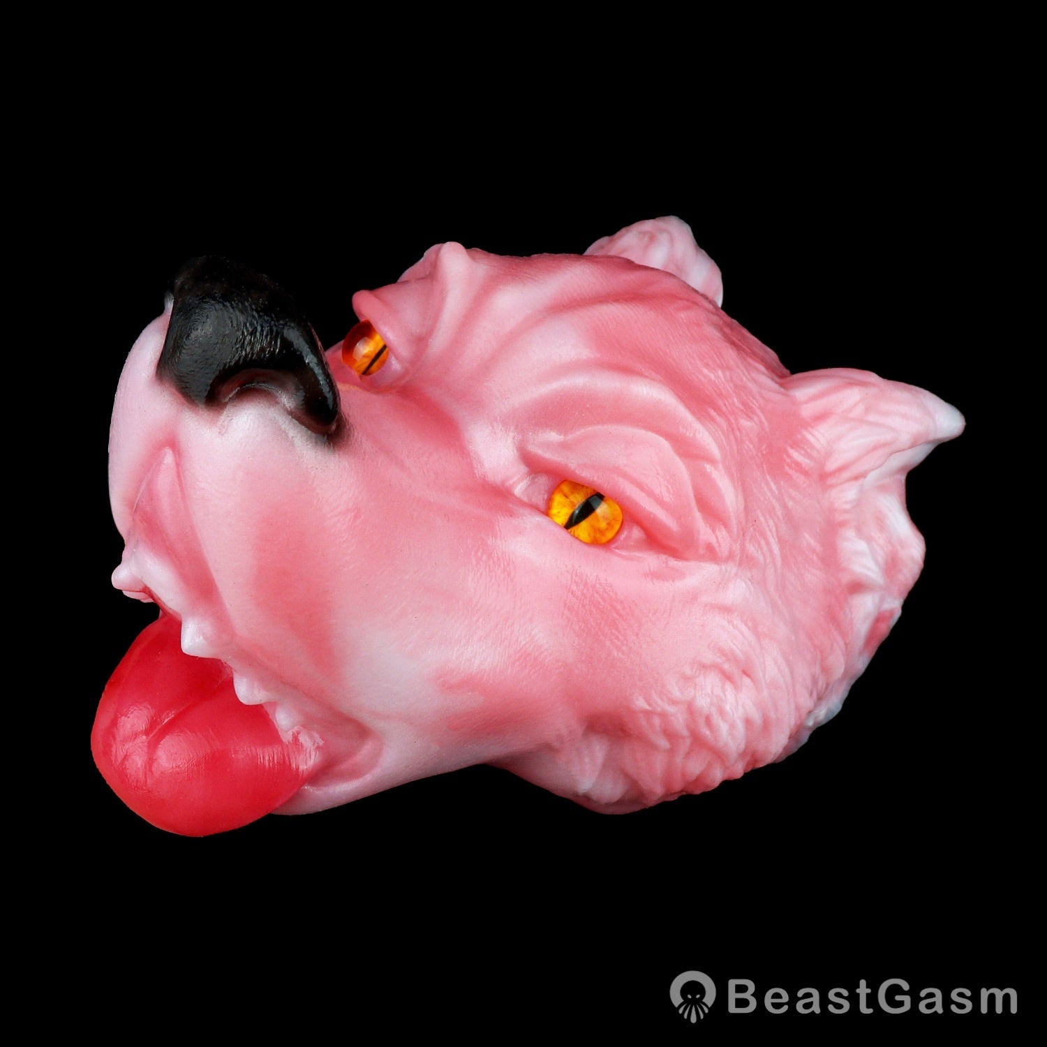 🦊 Spirit Fox Luna: Concealed Fantasy Wolf Head Stroker - BeastGasm