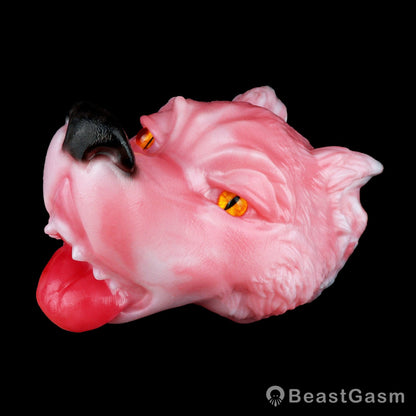 🦊 Spirit Fox Luna: Concealed Fantasy Wolf Head Stroker - BeastGasm