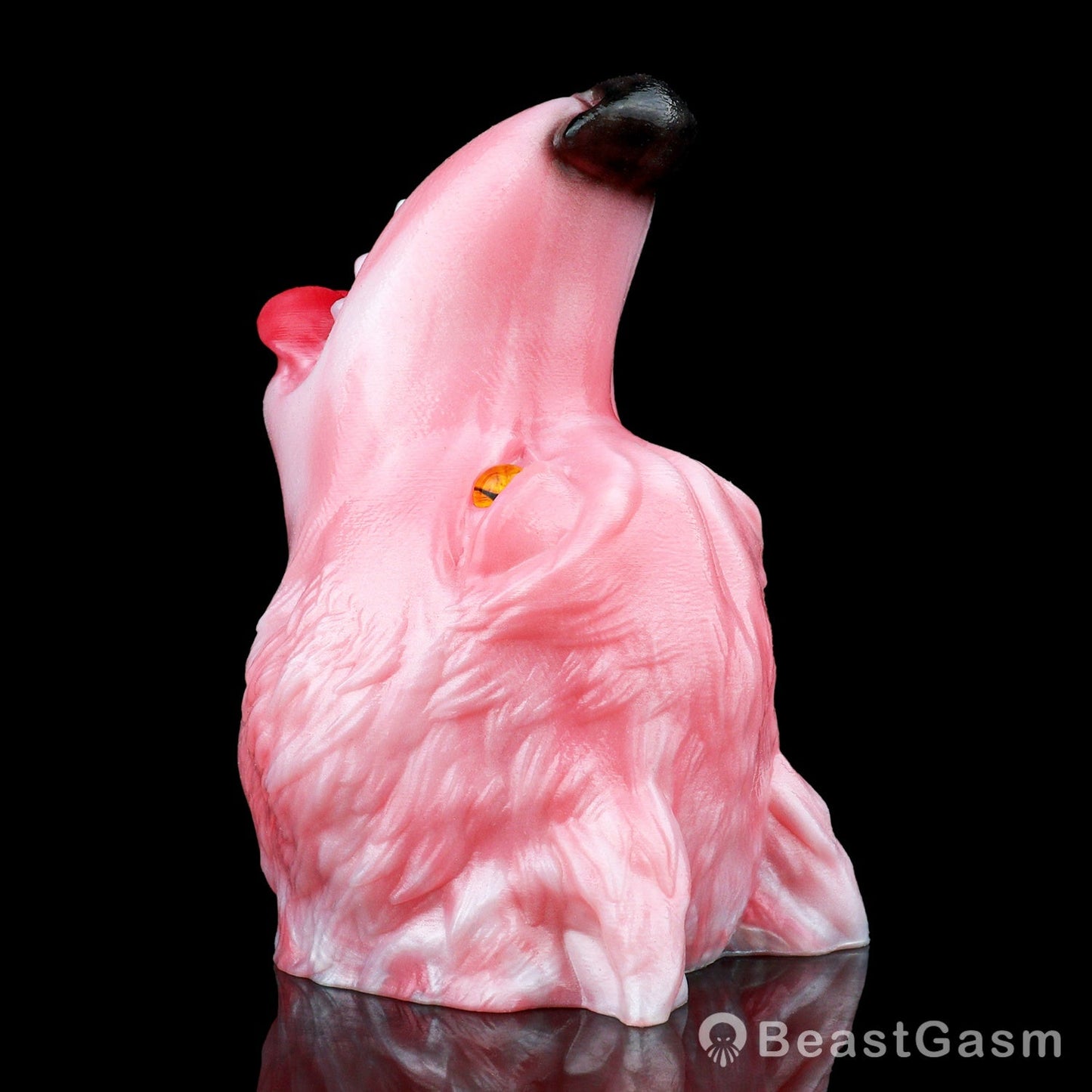 🦊 Spirit Fox Luna: Concealed Fantasy Wolf Head Stroker - BeastGasm