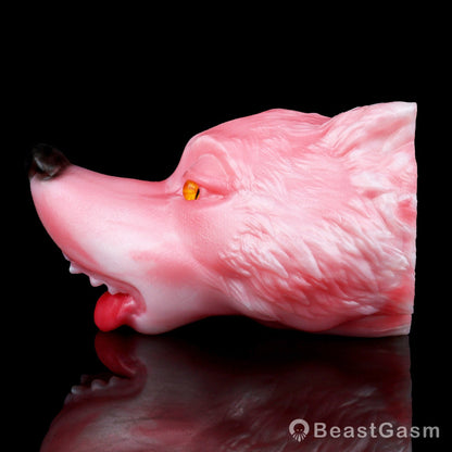 🦊 Spirit Fox Luna: Concealed Fantasy Wolf Head Stroker - BeastGasm