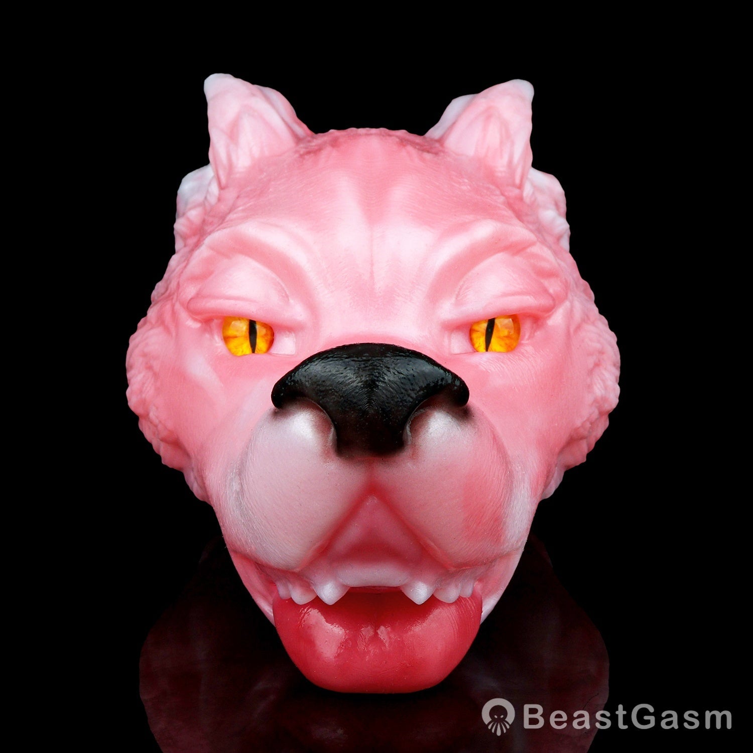 🦊 Spirit Fox Luna: Concealed Fantasy Wolf Head Stroker - BeastGasm