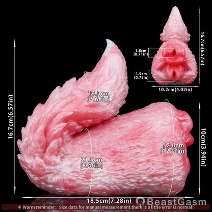 🦊 Spirit Fox Luna: Dual - Channel Fantasy Foxtail Stroker - BeastGasm