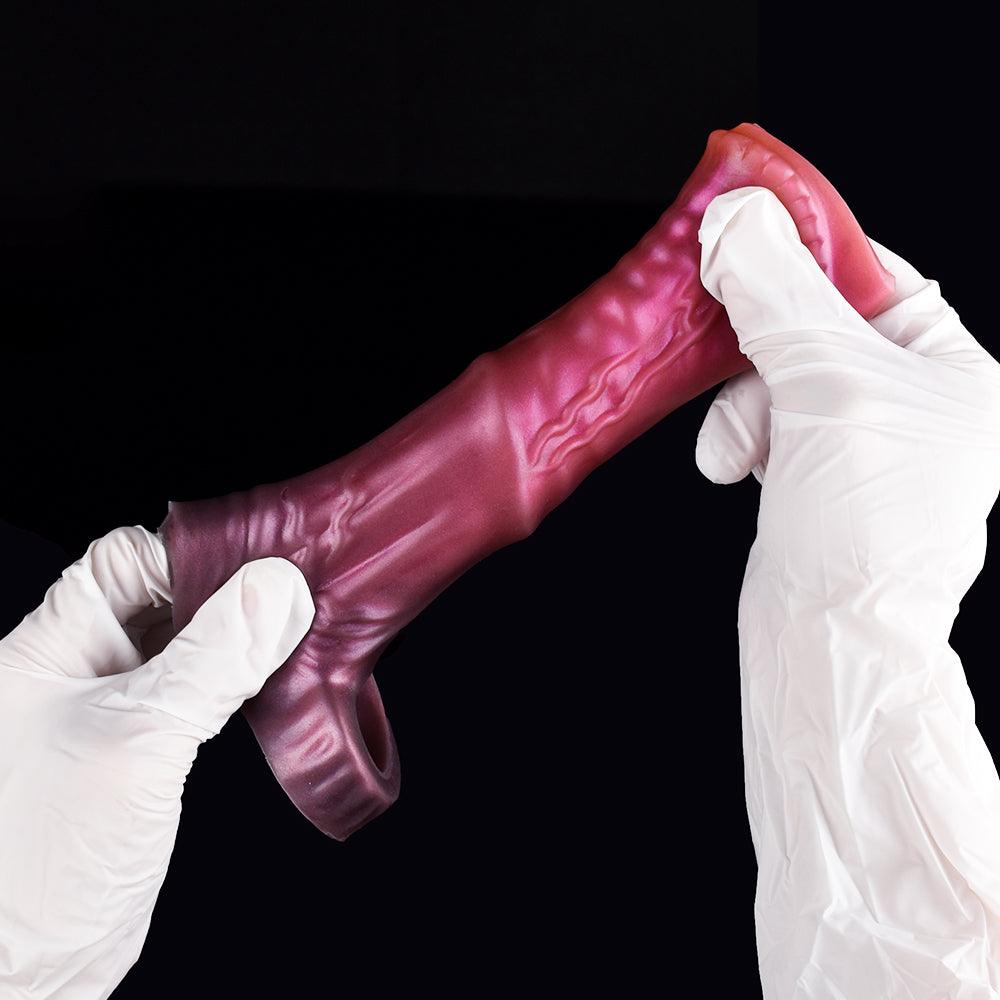 Spiro Silicone Horse Penis Sleeve - Fantasy Cock Extender - BeastGasm