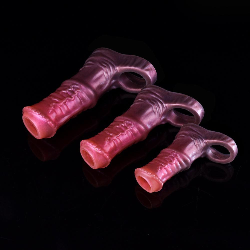 Spiro Silicone Horse Penis Sleeve - Fantasy Cock Extender - BeastGasm