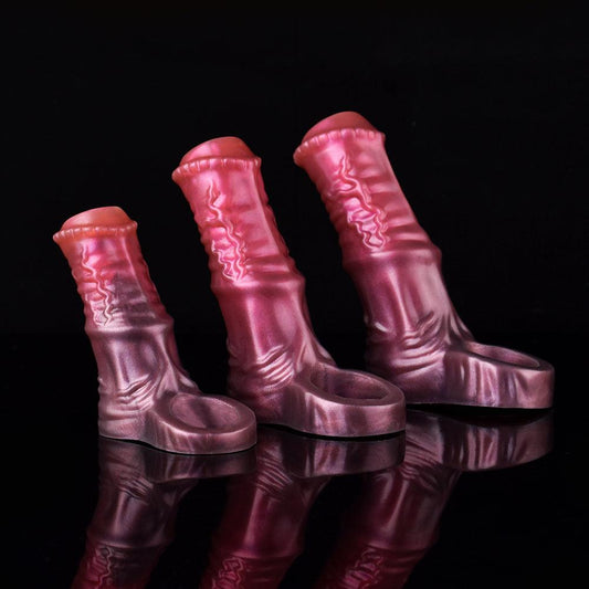 Spiro Silicone Horse Penis Sleeve - Fantasy Cock Extender - BeastGasm