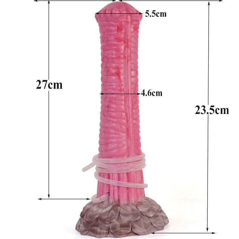 Squirting Horse Dildo – 10.6” Fantasy Cumtube Toy - BeastGasm